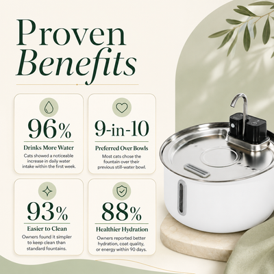 Wireless Stainless Steel Water Fountain