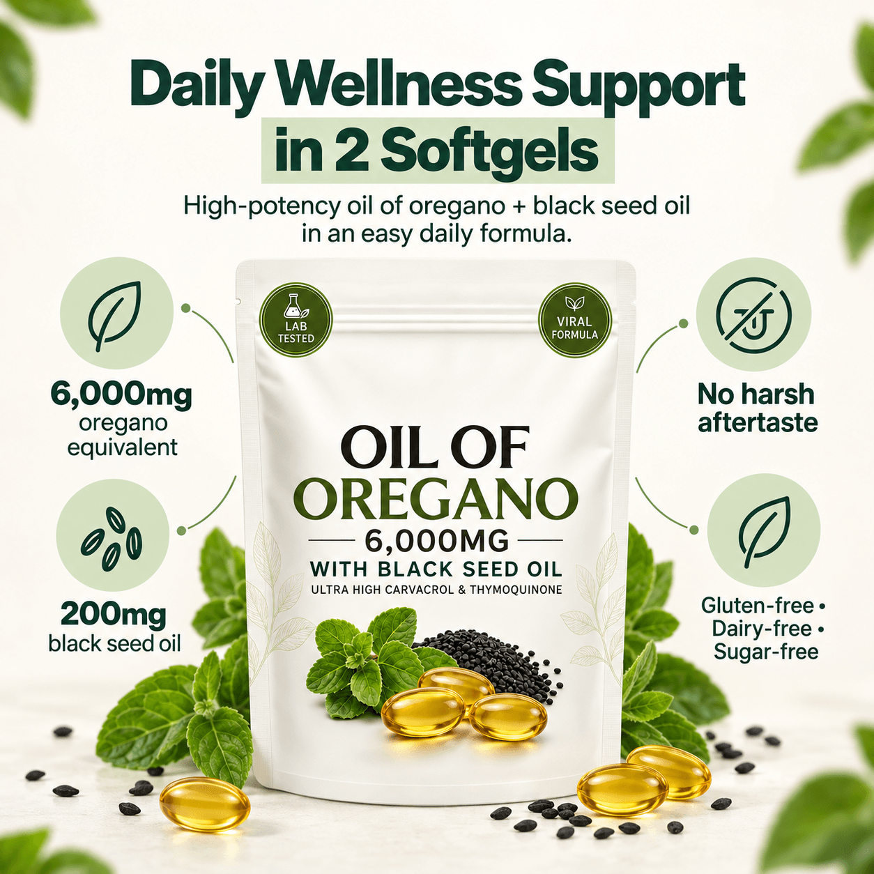 Oregano + Black Seed Nail & Cuticle Oil.