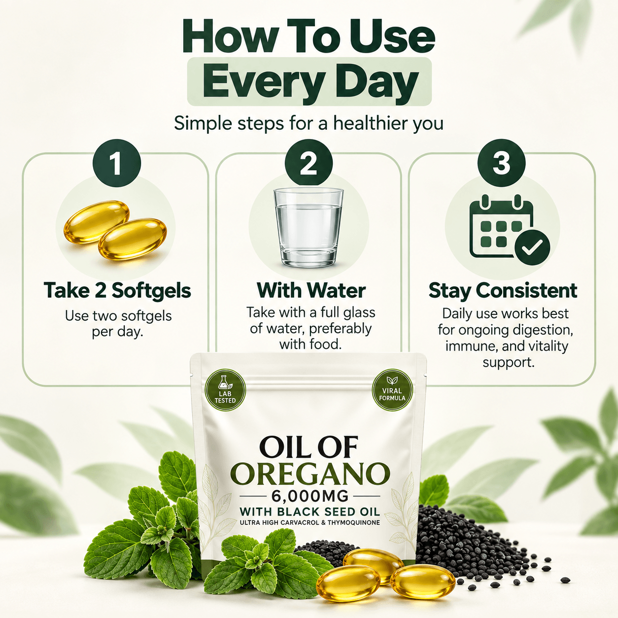 Oregano + Black Seed Nail & Cuticle Oil.
