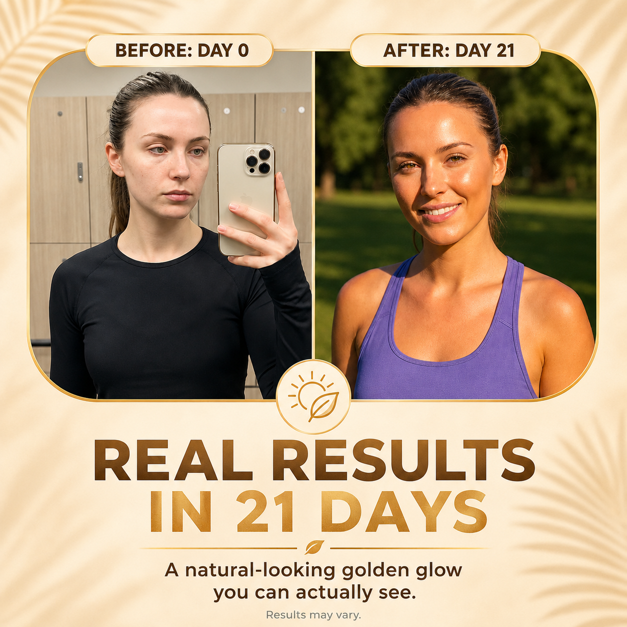 Golden Glow Tanning Gummies – UV-Free Tan Support