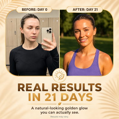 Golden Glow Tanning Gummies – UV-Free Tan Support