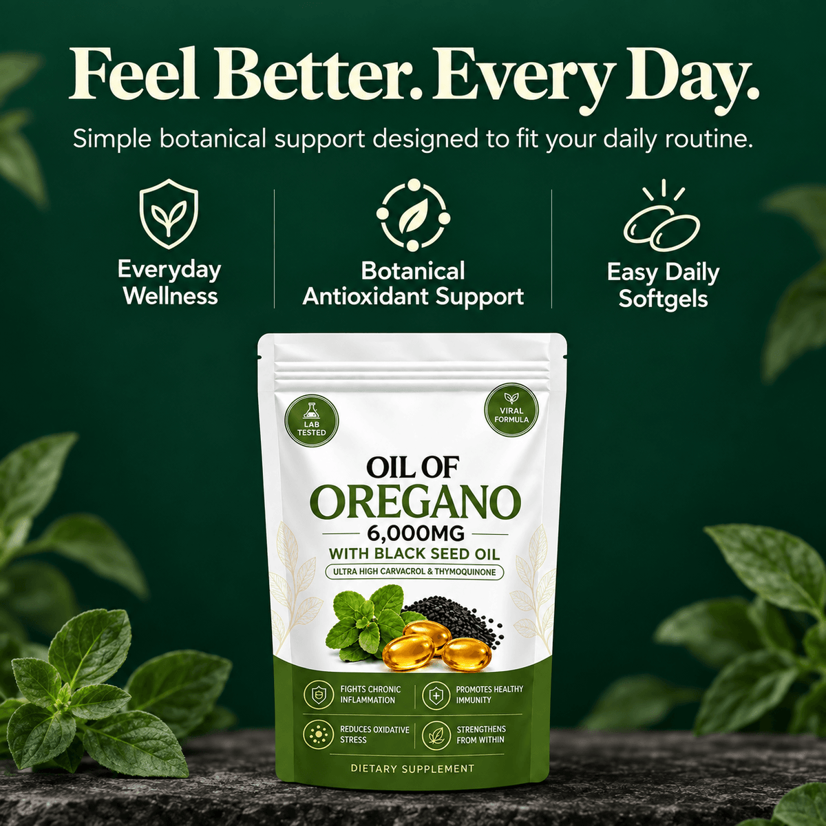 Oregano + Black Seed Nail & Cuticle Oil.