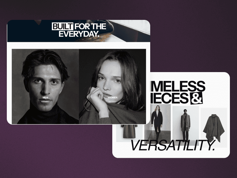 A fashion Shopify store we designed and improved for a better customer experience